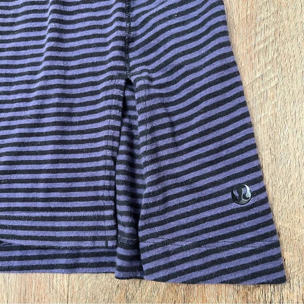 lululemon Mountain Tank Stripe Cadet‎ Purple Black